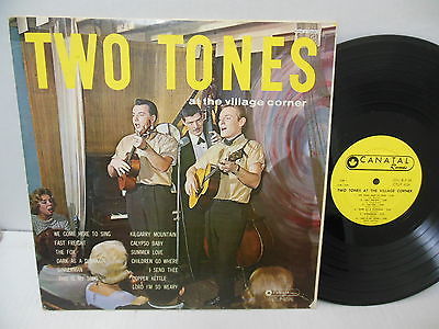 very rare TWO TONES vinyl lp AT THE VILLAGE CORNER with GORDON LIGHTFOOT