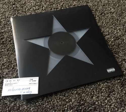 David Bowie Blackstar Limited Edition Clear Vinyl LP Sealed   New LAST COPY 