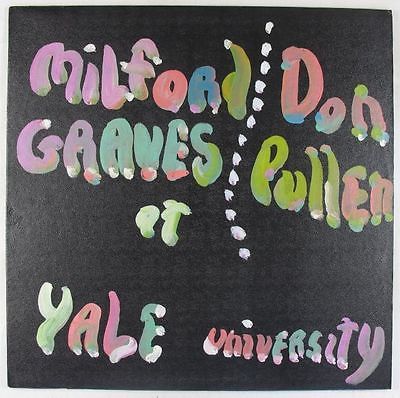 Don Pullen   Milford Graves   At Yale LP   Rare Free Jazz Hand Painted Cover