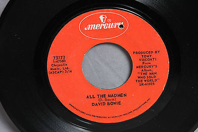 David Bowie all the madmen janine 7  45 1970 US WITHDRAWN edit Very RARE Mercury