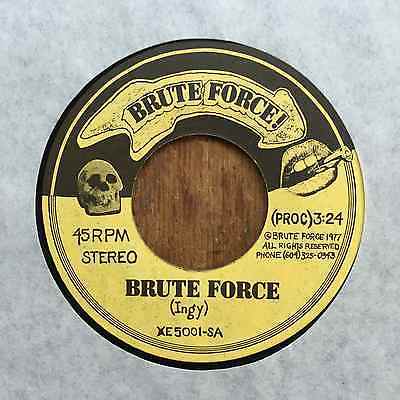 BRUTE FORCE 7  UNKNOWN CANADA PRIVATE PRESS HARD ROCK PUNK HEAVY METAL MONSTER