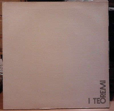I TEOREMI Italian Mega Rare Prog Vinyl LP Solaris 1972 VG  VG