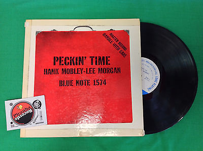 Hank Mobley Lee Morgan Peckin  Time Jazz LP MONO Blue Note 1574 Piranha Records