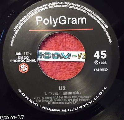 U2   Numb   Same   Ultra Rare Mexico Promo 7  45