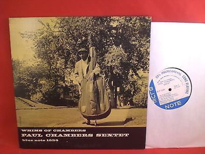 PAUL CHAMBERS SEXTET  Whims  Blue Note 1534  Lexington Mono DG Flat Edge Jazz LP