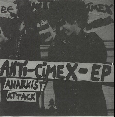 Anti Cimex Anti Cimex EP  Anarkist Attack Swedish 7  vinyl single record