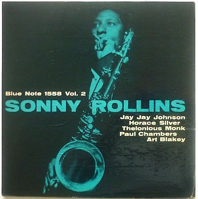  First pressing Blue Note 1558  Sonny Rollins   Vol  2 mono LP  Beaded Rim  NM 