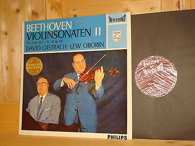 Beethoven Violin Sonatas II OISTRAKH OBORIN PHILIPS LP 835151AY HIFI STEREO MINT