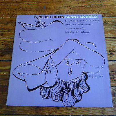 Rare Jazz LP  Blue Note 1597 Kenny Burrell Blue Lights Vol  2  1958 Warhol cover