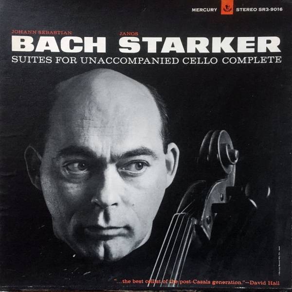 JANOS STARKER   Bach Suites for Cello Solo   Original Mercury SR3 9016  3LP