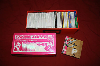 Frank Zappa COMPLETE JAPANESE MINI LP SET with Promo Items  Boxes  OBIs RARE OOP