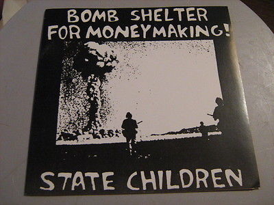 STATE CHILDREN    Bomb Shelter For Money Making  7  flexi  Jap HC noise punk