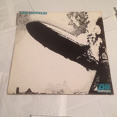 Led Zeppelin   First Album   Turquoise Lettering Silver Strip   LP VINYL 1969
