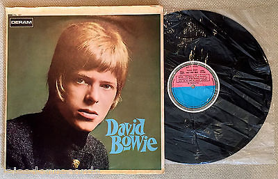 DAVID BOWIE  David Bowie  Deram  TEST PRESSING STEREO in slick sleeve UK LP