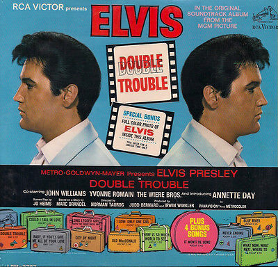 ELVIS PRESLEY NEW SEALED MONO PROMO Double Trouble 67 US RCA LP HYPE BLURB PHOTO