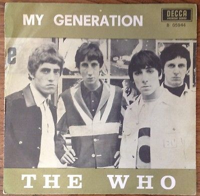 the-who-my-generation-italy-vinyl-7-w-ps-extremely-rare-green-ps-variant