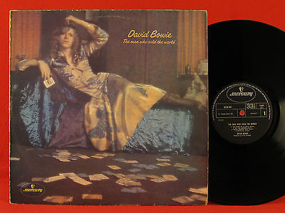 Rarest DAVID BOWIE The Man Who Sold The World UK Drag Cover LP ORIGINAL 1971