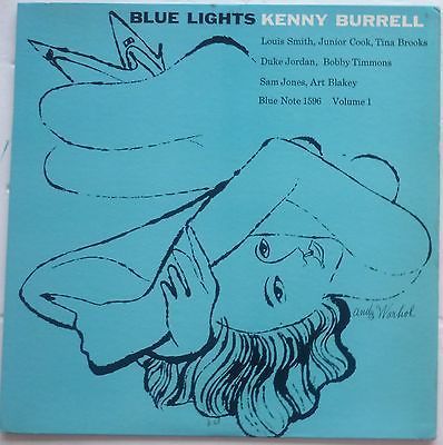 KENNY BURRELL   blue lights   BLUE NOTE   1596   DG   RVG   EAR   warhol   NM LP
