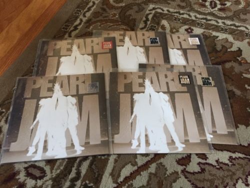 Pearl Jam Ten box set sampler promotional 7  45 set limited Rare  Colored vinyl
