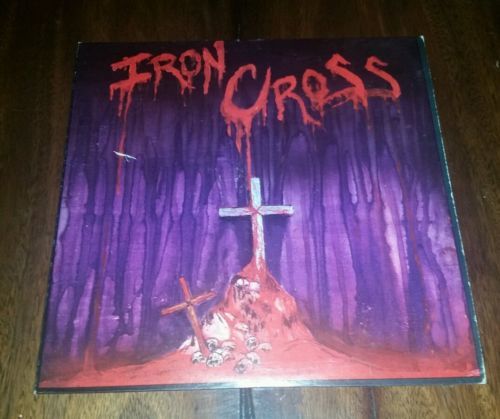 RARE IRON CROSS SELF TITLED LP VINYL RECORD FLORIDA METAL