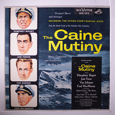 SOUNDTRACK  The Caine Mutiny LP  best copy on the planet   Near mint disc   Sha