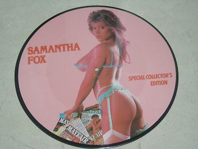 SAMANTHA FOX   TOUCH ME RARE ITALO DISCO 12  SEXY PICTURE DISC GERMAN PROMO LP