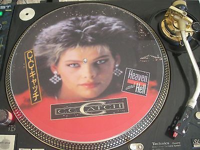  RARE ITALO DISCO 12 C C CATCH   HAVEN AND HELL PICTURE DISC PROMO JAPAN LP  