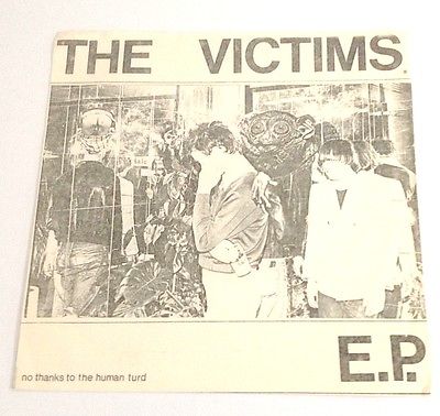 The Victims  Turd  5 track E P Oz Punk Holy Grail 1978   7  original pressing NM