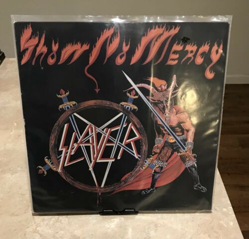 Slayer  Show No Mercy vinyl LP 1987 Metallica  Megadeth  Ozzy  Thrash RARE  OOP 