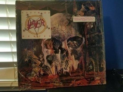 Slayer South Of Heaven LP  88 orig w lyric Metallica  Exodus  Megadeth  OOP