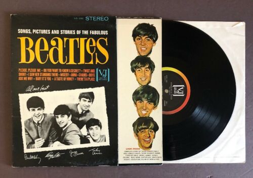 The Beatles Songs Pictures And Stories Of The Fabulous Diecut Orig Stereo LP 