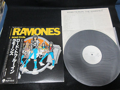 Ramones Road to Ruin Japan Promo White Label Vinyl LP w OBI Punk Joey 