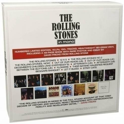 The Rolling Stones in Mono 16X180gsm Numbered Ltd Ed Vinyl