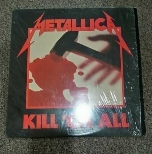 Original Metallica Kill  Em All 1983 Megaforce LP Still Has Shrinkwrap 