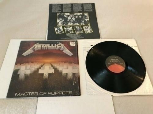 Metallica MASTER OF PUPPETS  1986 1st Press LP  Megaforce Record Elektra 60439 1