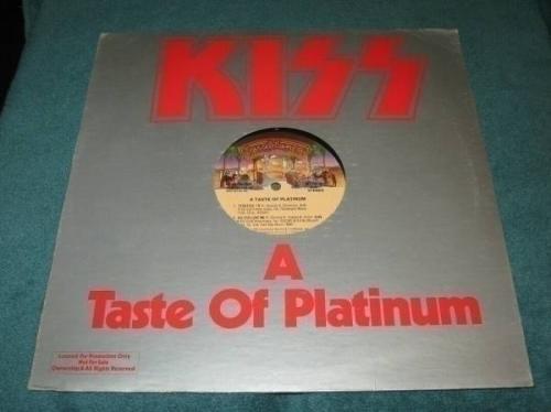 1978 Original KISS A Taste Of Platinum Strutter Love Gun PROMO 12  Single RARE 