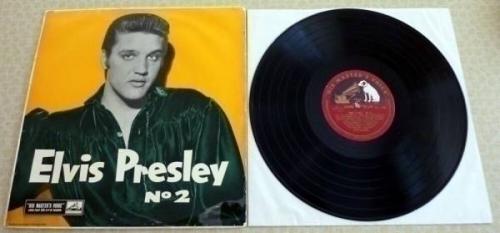 ELVIS PRESLEY  ELVIS PRESLEY No 2  1957 FIRST ISSUE H M V  RECORD LABEL LP 