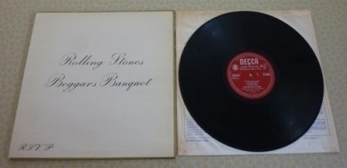 THE ROLLING STONES  BEGGARS BANQUET  1968 MADE IN ENGLAND RED DECCA MONO LP  