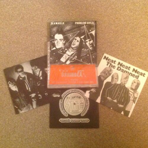 The Damned Rare Original Stiff 4 x 7  PS Co Sleeve Plus Wallet Punk Sex Pistols