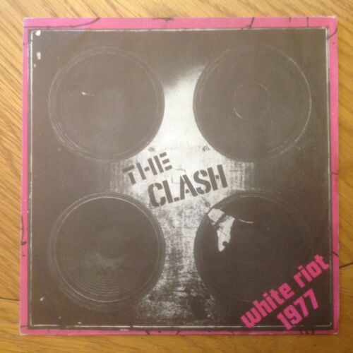The Clash White Riot Mega Rare Classic Italy 7  PS Punk Sex Pistols The Damned 
