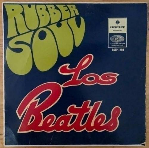 LOS BEATLES   Rubber Soul   RARE BOLIVIA LP ODEON