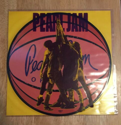 Pearl Jam Ten Basketball Picture Disc 12    LP Vinyl UK Seattle Grunge 90s New NM