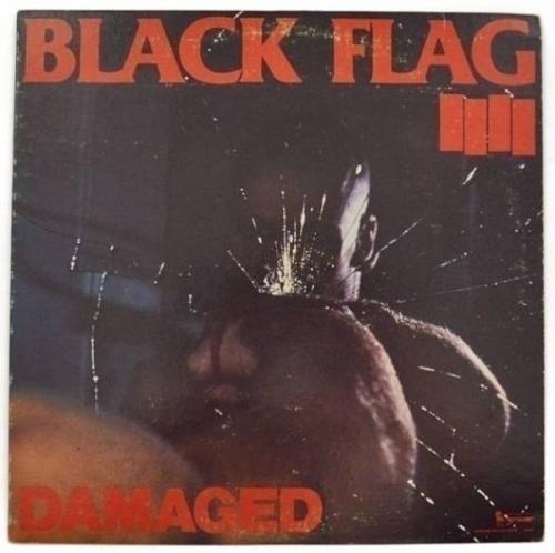 Vintage 80s Black Flag Damaged Hardcore Punk Rock Album Record Vinyl LP