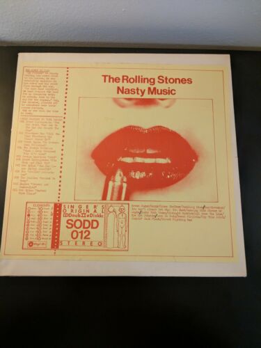 The Rolling Stones Nasty Music SODD 2 012  A World record release vinyl 2 LP NM 