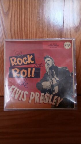 EL ROCK AND ROLL DE ELVIS PRESLEY  VINYL  EP  RCA  45 RPM  SPAIN  RARE    1956