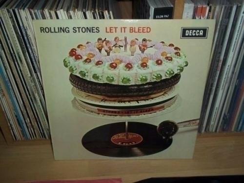 ROLLING STONES Let it bleed UK 1969 DECCA LK 5025 original MONO Excellent LP