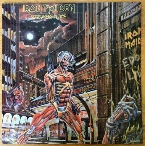 IRON MAIDEN   Somewhere In Time   RARE BOLIVIA LP
