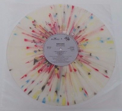 Nirvana Grunge  Nevermind   12  Czech Multi Coloured Vinyl Album  Rare 