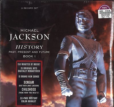 Michael Jackson History  Sealed 3LP European Gatefold   1995 