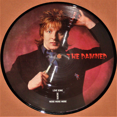 THE DAMNED LOVE SONG 7  PICTURE DISC 45 UK RARE PUNK VINYL RAT SCABIES LIMITED 